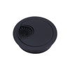 Desk Computer Desktop Zinc Alloy Round Threading Box Hole Cover, Hole Diameter: 80mm  (Matte Black)