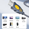 JINGHUA U110 USB2.0 Male To Male Cable Copper Data Cable With Magnetic Ring, Size: 3m(Gray)