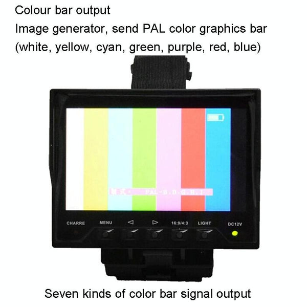 4.3" CCTV Tester Monitor, Network Cable Test, 12V Output (UK Plug)