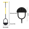 Outdoor Patio Manual Edging Shovel Household Gardening Lawn Edging Tool, Style: Saw Tooth Edge