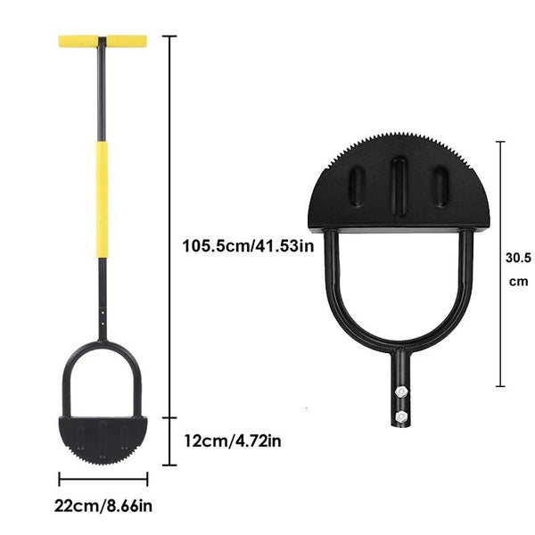Outdoor Patio Manual Edging Shovel Household Gardening Lawn Edging Tool, Style: Saw Tooth Edge