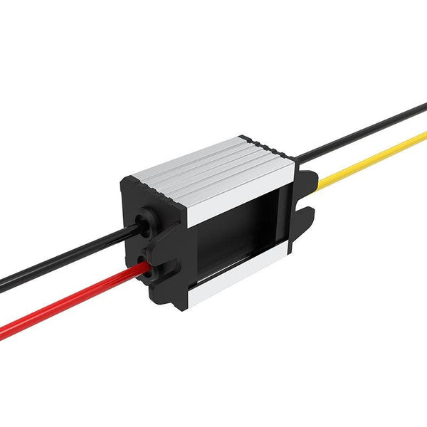 JIELAITE LK1253 15W Aluminum Alloy Intelligent Protection Waterproof Car Power Converter(12V to 7.5V/3A)