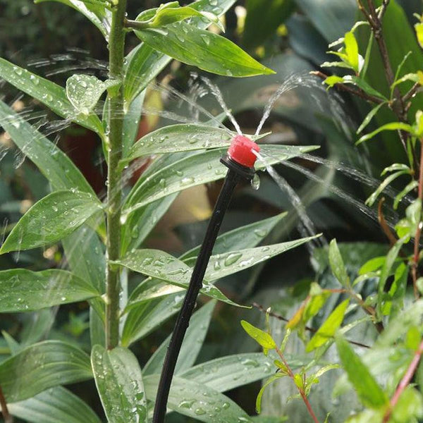 15m Kit Hose Drip Irrigation System Plant Watering Set 360 Degree Adjustable Drippers