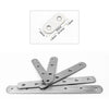 100 PCS Stainless Steel Connection Code Straight Connecting Piece, Number: 1