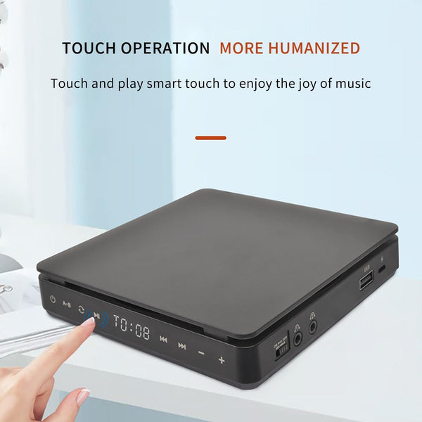 Kecag KC-708 Portable Retro Disc Album CD Player(Black)