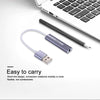 Aluminum Shell 3.5mm Jack External USB Sound Card HIFI Magic Voice 7.1 Channel Adapter Free Drive for Computer, Desktop, Speakers, Headset (Grey)