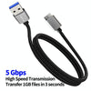 JUNSUNMAY USB 3.0 Male to Micro-B Cord Cable Compatible with Samsung Camera Hard Drive, Length:2m