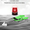EB02 2.4G Wireless RC Boat Circulating Water-Cooled High-Speed Speedboat Racing Boat Model Toy(Green)
