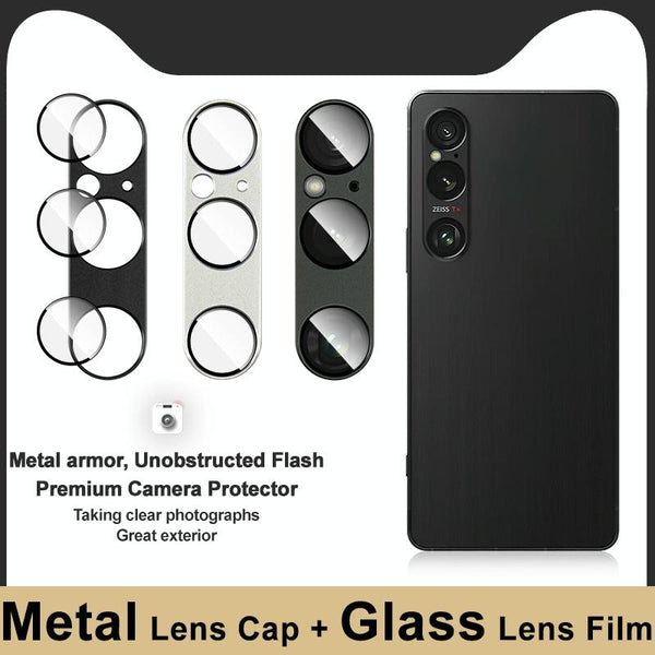 For Sony Xperia 1 VI IMAK Metal Armor Premium Camera Protector Film(Green)