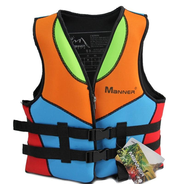 MANNER QP2007 Children Buoyancy Vest Swimming Aid Life Jacket, Size:L