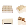 White Oak 24 Grid  Wooden Conference Classroom Mobile Phone Organizer Desktop Storage Box