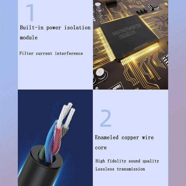 Car Bluetooth Receiver Bluetooth Audio Receiver HD Call AUX Adapter
