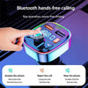 Q5 3.1A USB+PD Bluetooth Car Charger Car FM Transmitter Colorful Lighting