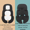 Baby Stroller Seat Cushion Safety Seat Protector Cushion, Color: Black White