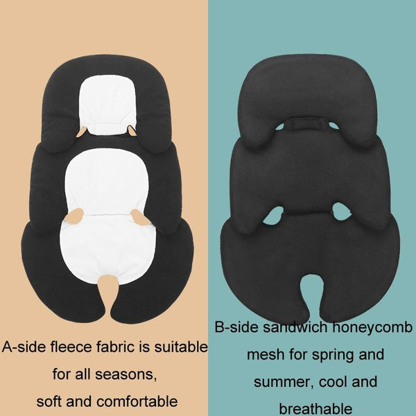 Baby Stroller Seat Cushion Safety Seat Protector Cushion, Color: Black White