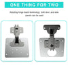 2 Sets Stainless Steel Hinge Repair Installer, Specification: 2 Repair Plates + Hinge + 16 Screws