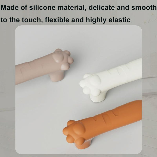 Silicone Door Handle Protector Children Anti-collision Door Pads, Spec: Point-Light Green