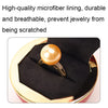 017257 Rose Shape LED Spotlight Ring Necklace Storage Box without Jewelry, Spec: Ring(Royal Blue)