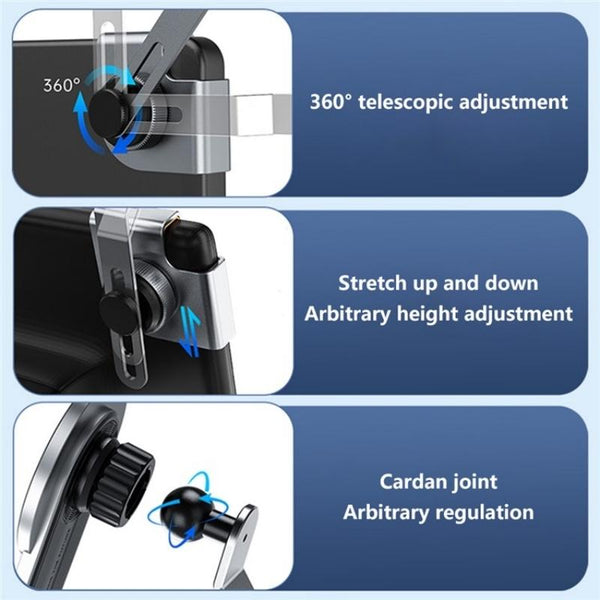 A8S 15W Wireless Charging New Energy Vehicle Navigation Bracket For Tesla Car Screen Base