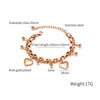 Multi-Layer Stainless Steel Bracelet Ladies Hand Jewelry, Style: 1060 Rose Gold