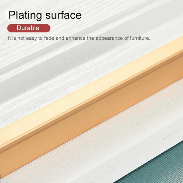 2778-256 Modern Simple Cabinet Door Handle Drawer Wardrobe Handle (Gold)