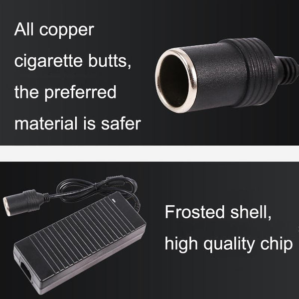 220V To 12V Power Converter 15A Car to Household Power Adapter, Plug Type: UK Plug