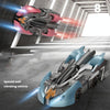 Remote Control Wall Climbing Car Mini Electric Remote Control Car Children Toy(Red Flame Watch RC Edition)