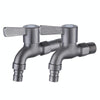 Bathroom Toilet Stainless Steel Bib Tap Wall Mounted Washing Machine Water Tap ,Spec: Medium Long Type
