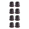 1.25 inch Large 8pcs /Set Round Table And Chair Leg Covers For Tiles/Wooden Floors Furniture Protectors(Dark Brown)