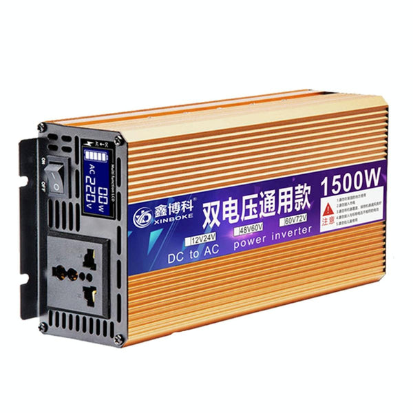 XINBOKE Universal Positive Wave Car Inverter Home Solar Inverter 60V/72V 1500W To 220V 700W