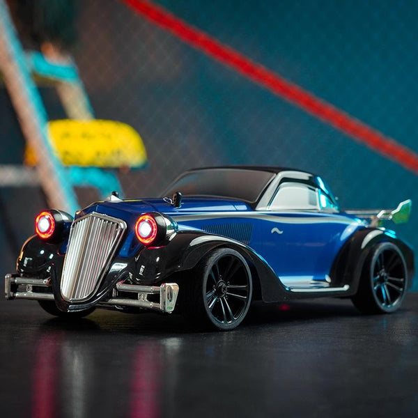 JJR/C  Q117 Remote Control Electric 4WD Stunt Car, Style:Classic Car(Blue)