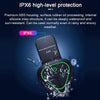 LX1 Motorcycle Half Helmet Waterproof Wireless 5.3 Bluetooth Headset, Version: English(Classic Green)