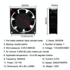 SMUOM SF8025AT 220V Oil Bearing 8cm Silent Chassis Cabinet Cooling Fan