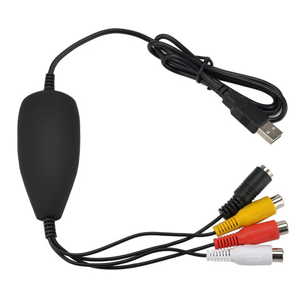 Ezcap USB 2.0 Video Capture Card - VHS to Digital Converter (Black)