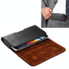 Universal Horizontal Style Leather Waist Bag with Back Splint For iPhone X , Samsung S7 / S5 / S4, Grand DUOS / I9082(Black)