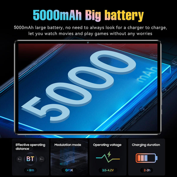 Pad 6 Pro 10.1 inch 3G Tablet PC, 2GB+32GB, Android 7.0 MTK6735 Octa Core, Support Dual SIM, WiFi, Bluetooth, GPS(Blue)