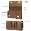 5.5-6.7 inch Universal Multifunctional Horizontal Magnetic Flip Cover PU Phone Waist Bag(Black)