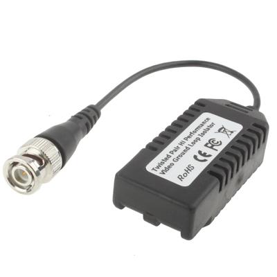 BNC Video Ground Loop Isolator with Surge Protection