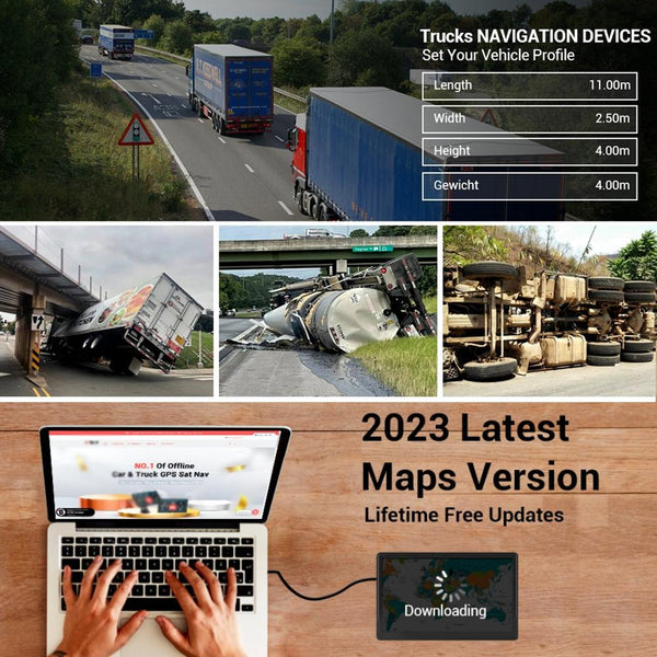 9 Inch 8G/256M Car GPS Navigator With Large Screen Capacitive Bluetooth Map, Area: United States, Canada, Mexico Map