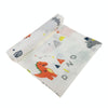 Cartoon Baby Soft Gauze Quilt Swaddle Cotton Bath Towel 117 X 117cm, Style:  Dinosaur