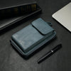 Elephant Pattern Multifunctional Cross Bag Phone Case(Sky Blue)