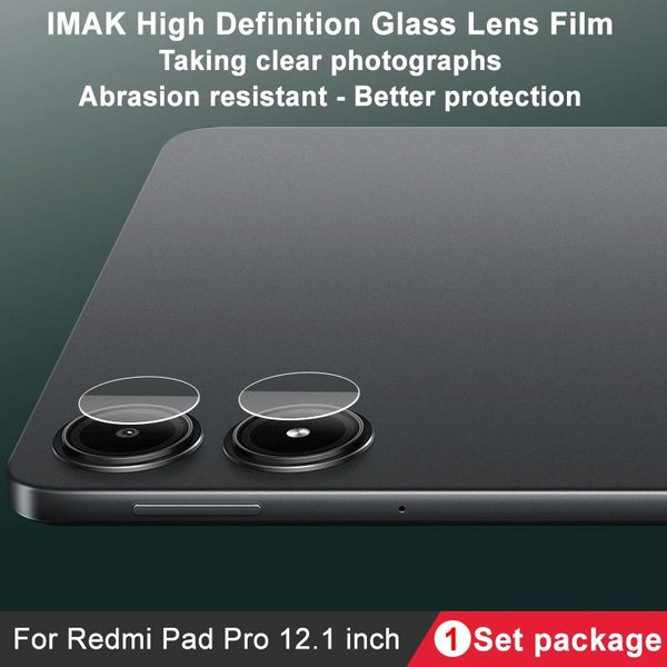 For Redmi Pad Pro 12.1 2 PCS/Set IMAK HD Glass Rear Camera Lens Film