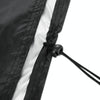 Anti-UV Waterproof Dust-proof 210D Oxford Cloth Folding BBQ Protective Cover Outdoor Gas Charcoal Electric Barbeque Grill Cover, Size: 145*61*117cm(Black)