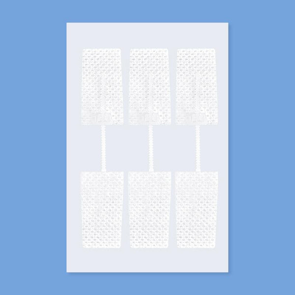 Non-woven Elastic Tape Bandage Patch Two Way Zipper Skin Latch Pull Tight Self-Adhesive Bandage Patch, Color: White 3 Buckles