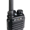 RETEVIS RT47 16CHS IP67 Waterproof FRS Two Way Radio Handheld Walkie Talkie, US Plug(Black)