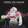 JJR/C R2 CADY WIDA RC Robot Gesture Sensor Dancing Intelligent Program Toy Gift for Children Kids Entertainment with Remote Control(Pink)