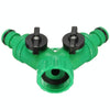 2 Way Garden Plumbing Hose Quick Connect Switch Horticultural Irrigation Faucet Ball Valve(AT015)