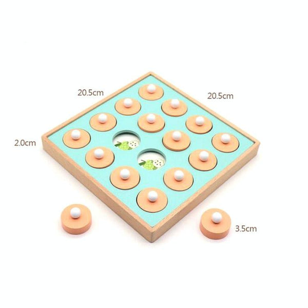 Children Early Education Educational Toys Wooden Memory Chess Intelligence Development Toys(Number and Letter)