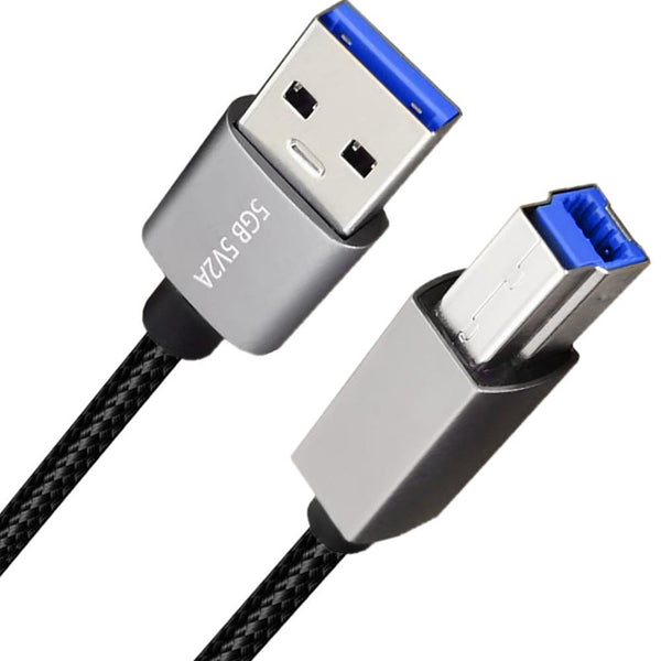 JUNSUNMAY USB 3.0 Male to USB 3.0 Male Cord Cable Compatible with Docking Station, Length:1m
