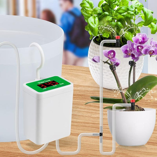 Household Intelligent Drip Irrigation Automatic Watering Timing Machine, Specification: Water 4 Potted Plants